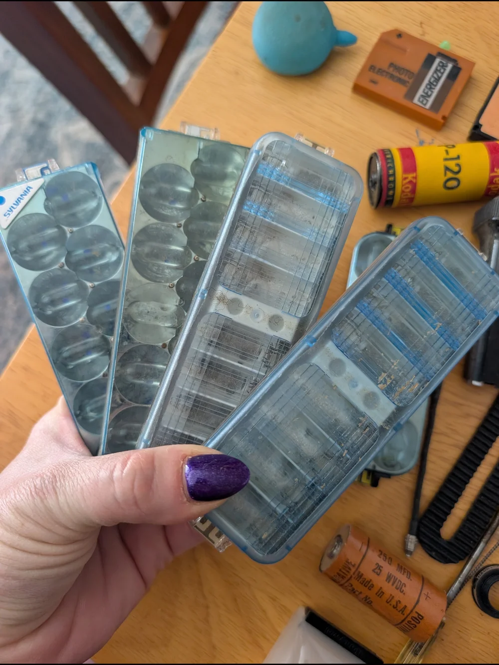 Huge Lot of Vintage Camera Photography Supplies Accessories Bulbs Kodak Filters